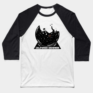 California Snowman Baseball T-Shirt